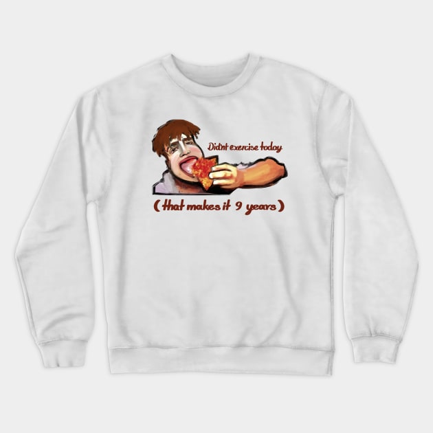 Missed the Gum Today Crewneck Sweatshirt by ILYOart